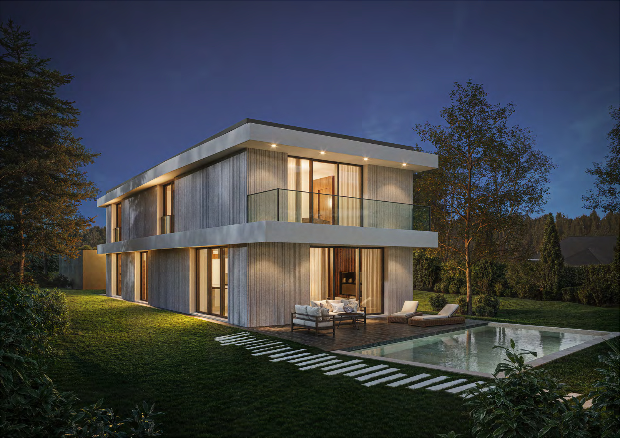 Villa de haut standing à Tannay de 438 m2 utile – Plans modulabes CHF 4’400’000.-